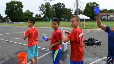Rise Summer Camp Field Day Water Relay Games Youtube