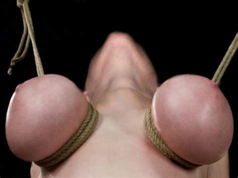 T0683 In Gallery Tied Tits Breast Bondage Bound Boobs