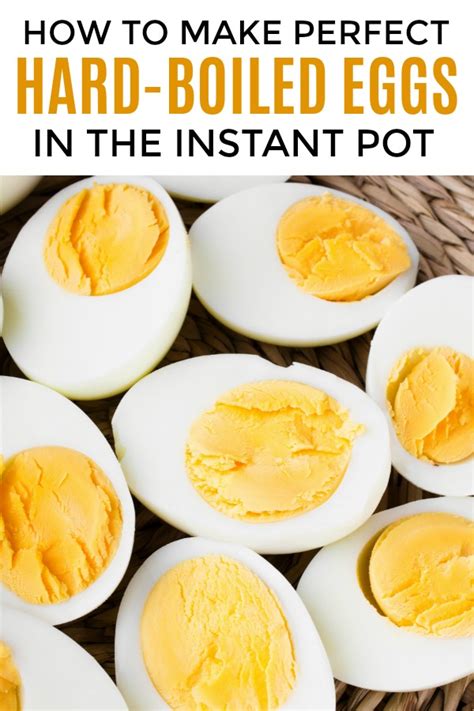Jul 30, 2020 · instructions. How to make Hard Boiled Eggs in the Instant Pot | Tone and ...