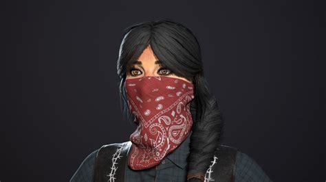 Female Bandit 3d Model By Samat90