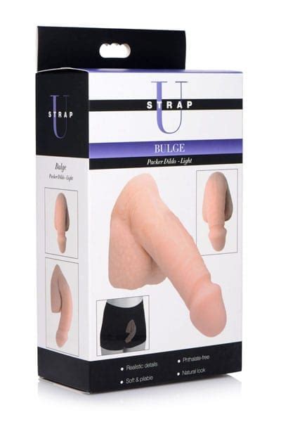 Realistic Looking Bulge Soft Packer Dildo Light Skin Soft Penis