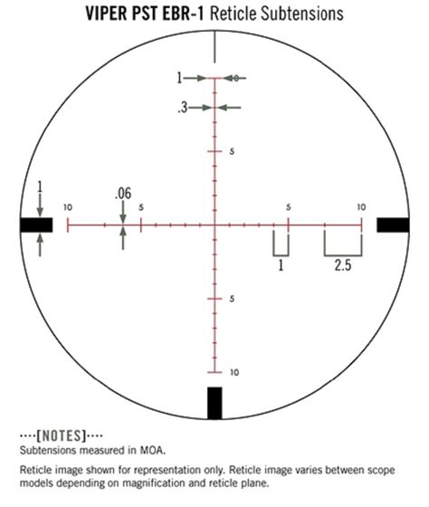 Vortex Viper Pst 6 24 X 50mm Scope Illuminated Ebr 1 Moa Reticle Pst