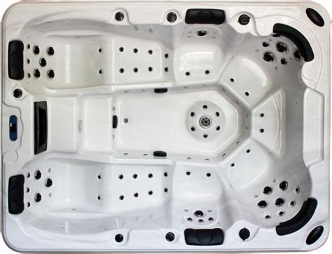 Extended Length Double Lounger 7 Person Outdoor Hot Tub Whirlpool Spa 110 Jets Ebay