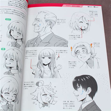 How To Draw Facial Expressions Anime Art Guide Book