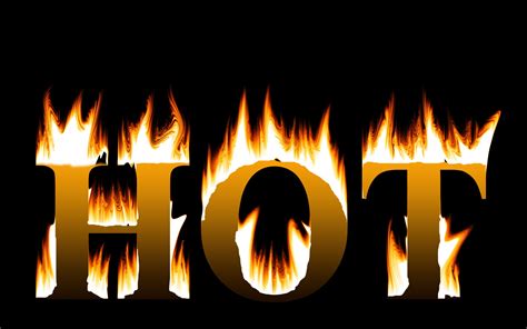 Hot Text Fire Flames Free Stock Photo Public Domain Pictures