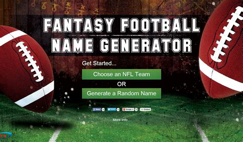 Tips fantasy premier league football tips: Fantasy Football Name Generator | Fantasy football names ...