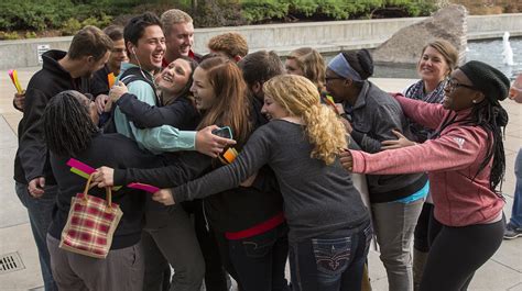 Free Hugs Experiment Breaks Social Norms Nebraska Today University Of Nebraskalincoln