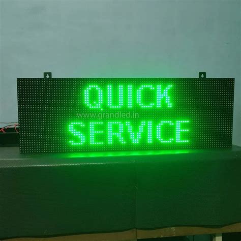 Single Or Dual Color Scrolling Led Display Board For Mobile Shop