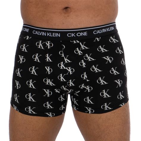 Trunk Ck One Staggered Logo Black Calvin Klein Sale Of Boxer