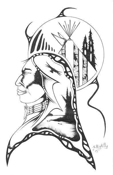 Spiritual Journey 16 Drawing On Paper By Indigenearts Drawing