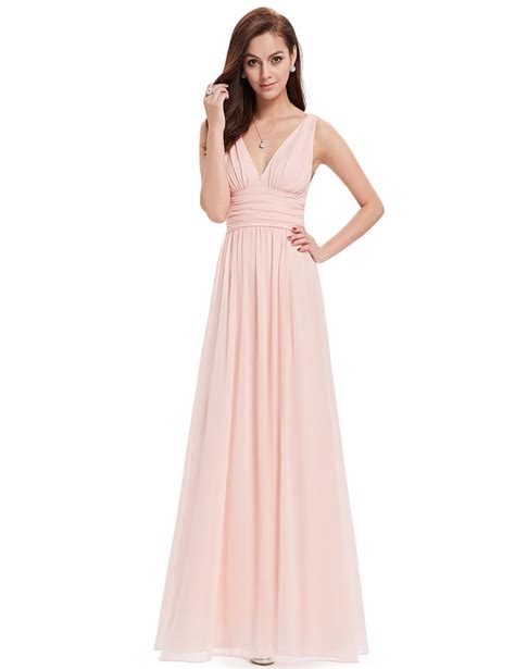 Ever Pretty Sleeveless V Neck Semi Formal Maxi Evening Dress 09016