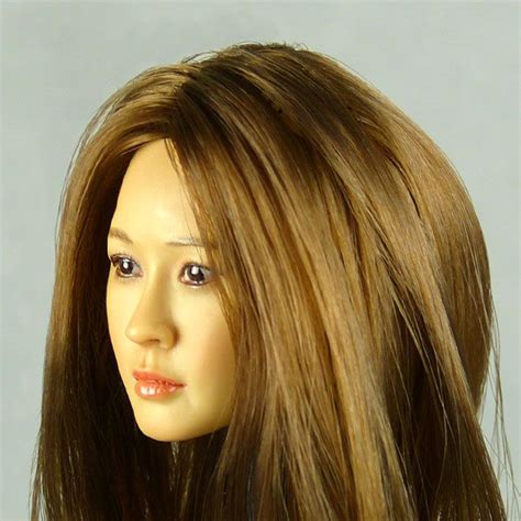 Kumik 1 6 Scale Female Head Sculpt J H With Hairpiece K083 Hair Pieces Body Types Women