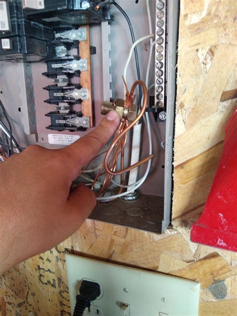 Sloppy Ground Bonding Sub Panel Electrical Inspections Internachi ️
