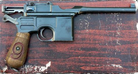 1916 Mauser C96 Red 9 Weapons Guns Revolver Replica Guns Guns Dont