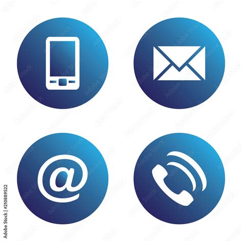 blue mobile phone icon