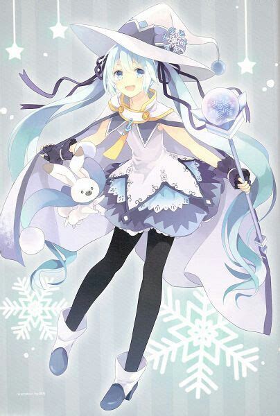 Hatsune Miku Snow Princess Cosplay