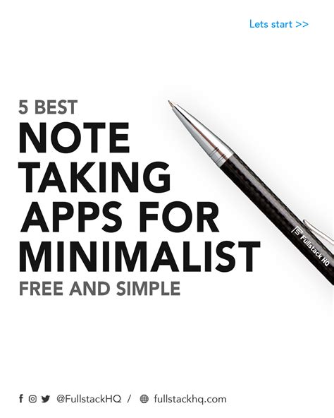 5 Best Note Taking Apps For Minimalist Good Notes Note Taking Notes
