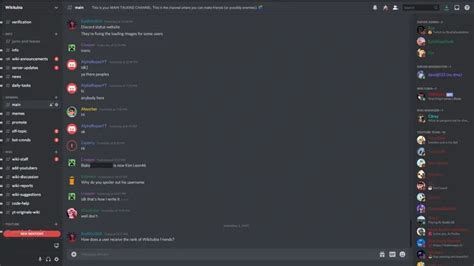 Wikitubia Fandom Discord Discord Channels Character Names