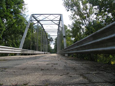 Camelback Truss Bridge Over The Deep River