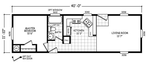Two Bedroom 2 Bath Single Wide Mobile Home Floor Plans Resnooze Com