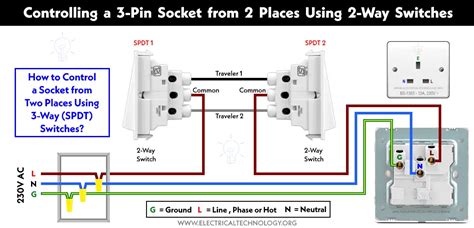 How To Wire Single Pole Double Throw Spdt As 3 Way Switch