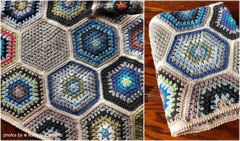Painted Hexagons Crochet Blanket Idea Baby Afghan Crochet Patterns