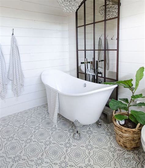 Subway tiles accentuate the bathing area in this scandinavian bathroom. Bathroom Tile Ideas and Trends That'll Still Look Great in ...