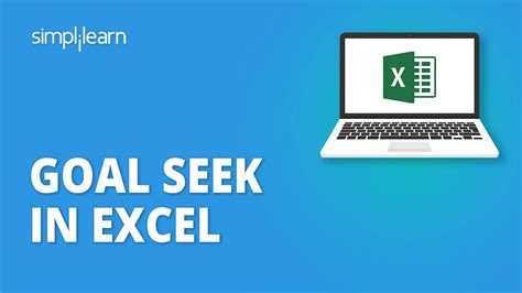 Goal Seek In Excel Excel Goal Seek Explained Excel Tutorial For