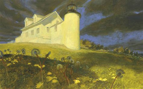 Jamie Wyeth B 1946 Lighthouse Dandelions Christies