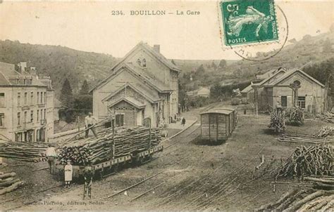 Bouillon Belgique Bouillon La Porte De France Et Chateau Carte