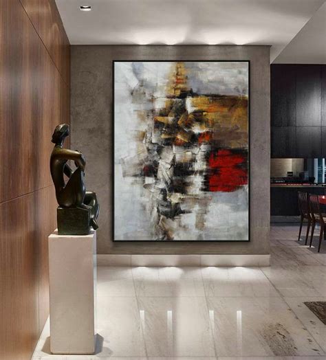 Modern Texture Abstract Contemporary Wall Art Hand Painted Oil Painting