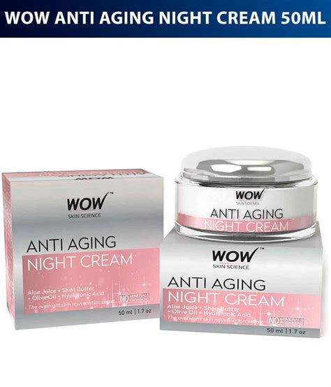 The best night cream for oily skin will make your face look younger without making you break out. WOW Anti Aging Night Cream 50 ml: Buy WOW Anti Aging Night ...