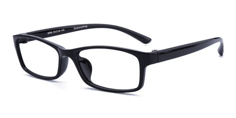 men s rectangle eyeglasses full frame titanium black ft0235