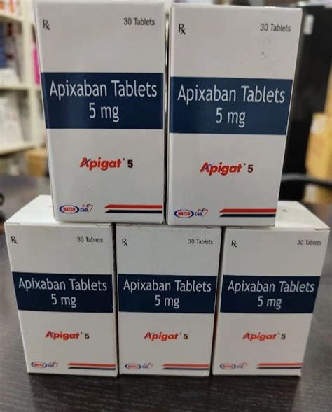 Apixaban 5mg Tablets At Rs 720box Eliquis In Nagpur Id 27509945633