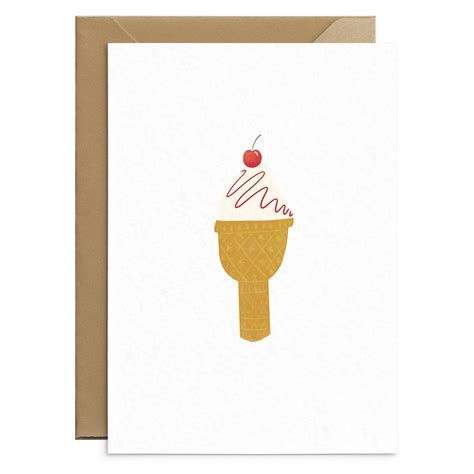Ice Cream Cards Card Pack Greeting Card Set Notecards Etsy Uk
