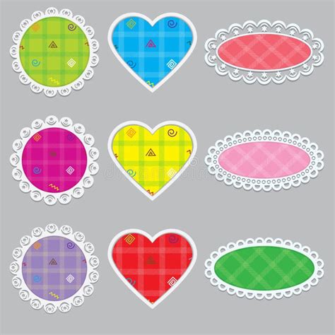 Set Napkins Pretty Different Shapes As A Circle Heart Oval For