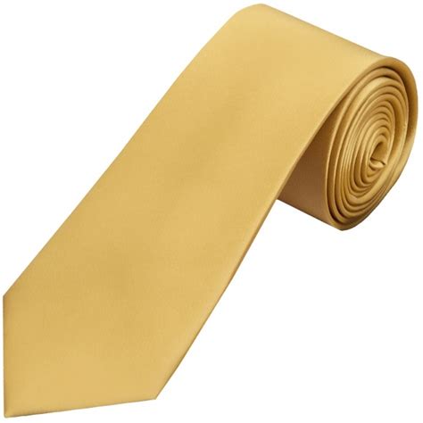 Plain Caramel Satin Silk Classic Men S Tie