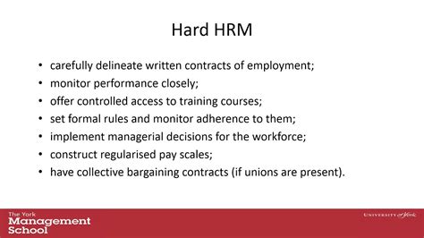 💌 Hard And Soft Hrm Examples Hard Human Resource Management Vs Soft