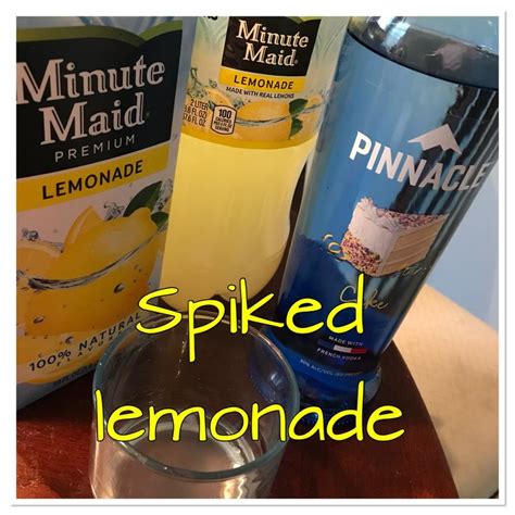 Spiked Lemonade Spiked Lemonade Lemonade Vodka Bottle