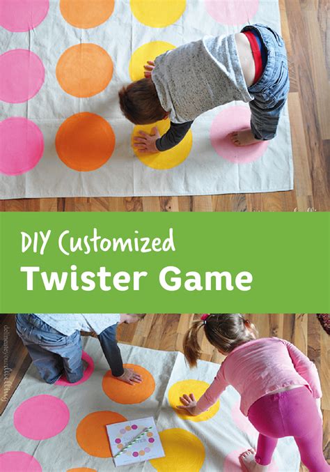 How To Make A Homemade Diy Twister Mat Board And Game Birthday