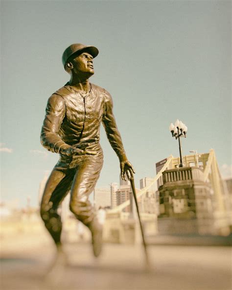 Pittsburgh Print Roberto Clemente Statue At By Designoutfitters