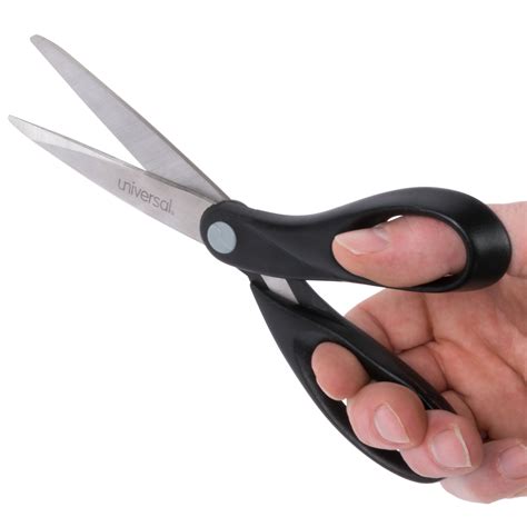 Universal Unv92009 8 Stainless Steel Economy Scissors With Black