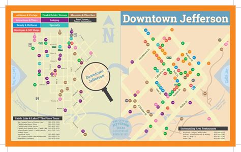 Downtown Jefferson Business Map Marion County Chamber Of Commerce