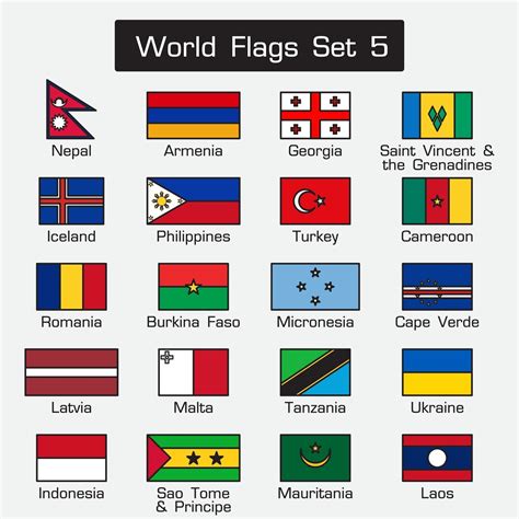 Banderas Del Mundo Para Imprimir