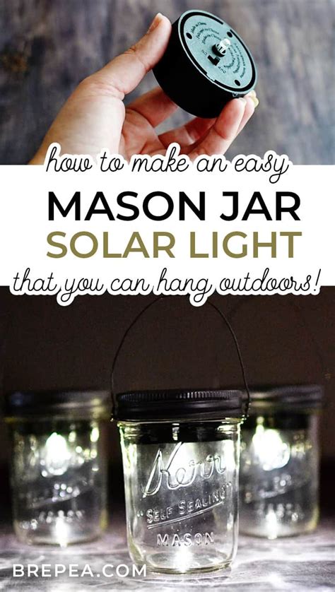 This Tutorial Teaches You How To Make Outdoor Hanging Diy Mason Jar Solar Lights Perfect For