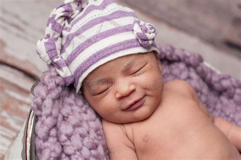 Newborn Baby Girl Wearing A Dragonfly Costume Stock Image Image Of