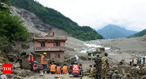 Nepal Landslide Death Toll Touches 156 Search Called Off Times Of India