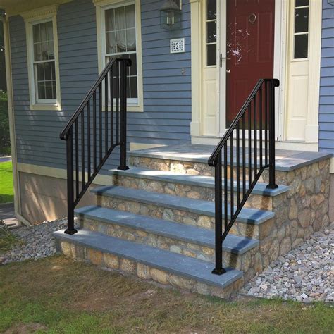 Handrail Wrought Iron Fits 3 Or 4 Steps Stair Railing Outdoor Porch