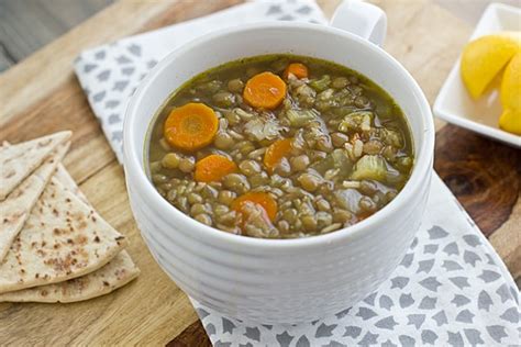 Middle Eastern Lentil And Rice Soup Recipe