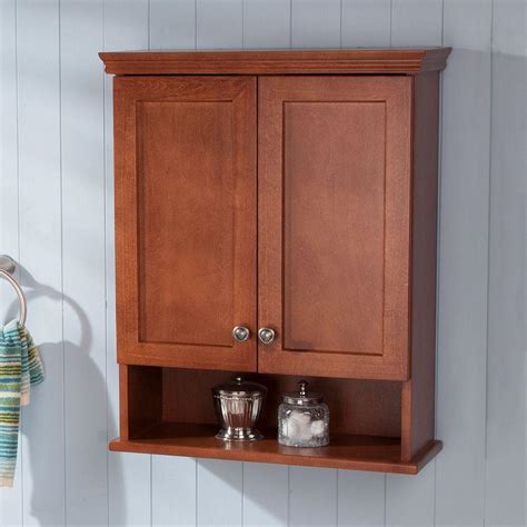 A good over the toilet storage cabinet holds all of your bathroom accessories like toilet paper, towels, cosmetics, and other essentials. Glacier Bay Lancaster 22 in. W x 28 in. H x 9 in. D Over ...
